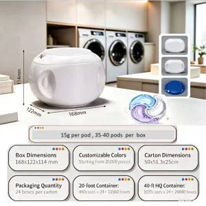 OEM ODM Dishwashing Powder Pods for Glass Protection Anti spot 12g 100boxes MOQ Factory Quick Dry