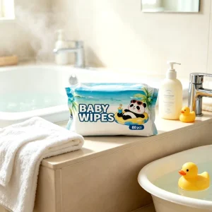OEM ODM Disposable Baby Wet Wipes 80 Count with Lid Thick Non Woven for Diaper Change
