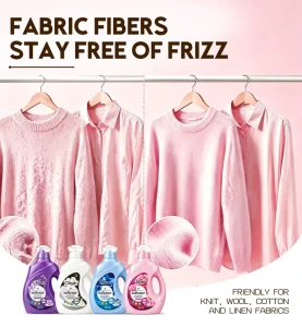 OEM ODM Disposable Eco Friendly Fabric Softener Liquid for Apparel Rose Flower Fragrance 5%-15% Active Ingredient