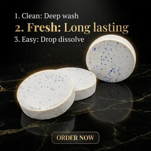 OEM ODM Eco Friendly Effervescent Solid Washing Machine Cleaner Tablets Deep Decontamination Deodorizing Laundry Tank Car