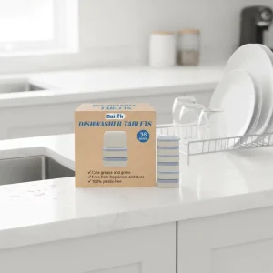 OEM ODM Eco Friendly Solid Dishwasher Detergent Tablets Disposable Deep Cleaning for Cleaning Stains and Dirt
