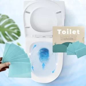 OEM ODM Eco Friendly Toilet Cleaner Sheets & Tablets Sustainable Bathroom Toilet Bowl Cleaners with Deodorizing Function