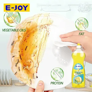 OEM ODM Lemon Scent Dishwashing Detergent Liquid for Kitchen Use Deep Cleaning