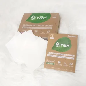 OEM ODM Lightweight Liquidless Eco Friendly Fresh Scent Deep Clean Detergent for Clothes No Plastic Jug Laundry Detergent Sheets