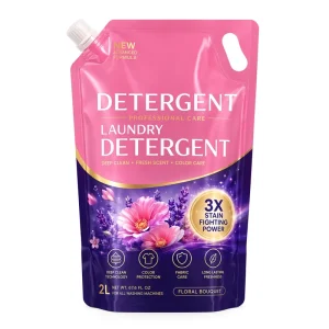 OEM ODM Liquid Soap Spout Bag Large Capacity Stand-Up BPA-Free Shampoo Fabric Softener Pouch