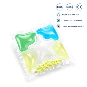 OEM/ODM Multi-Chamber Laundry Detergent Pods 8g Factory Direct Supply Private Label Starfish Shaped 6-Chamber MSDS
