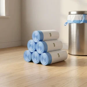OEM ODM PE Disposable Drawstring Tall Kitchen Trash Bags Leak Proof Household Products Supplier