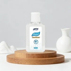 OEM ODM Portable Custom Liquid Hand Sanitizer with Flip Cap 60ml Anti bacterial Waterless