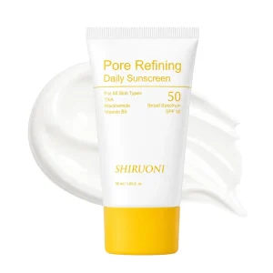 OEM ODM Skin Clarifying Daily Sunscreen SPF 50 Broad Spectrum Sunscreen with TXA & Niacinamide Non Sticky Skincare