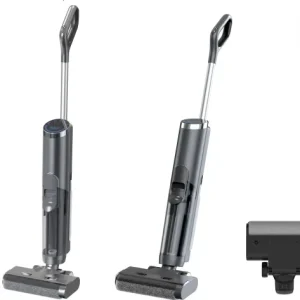 OEM ODM Smart Handheld Floor Scrubber Wireless Hard Floor Cleaner with LED Display for Kitchen and Living Room