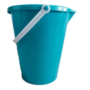 OEM Plastic Sand Bucket with Pour Spout 4.3L Heavy Duty Plastic Bucket for Beach Camping Gardening and Cleaning