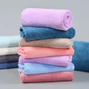 OEM Plush Terry Kitchen Drying Towel Dense Loop Pile Quick Dry Streak Free Dish Glass Cleaning Multi Color Bulk