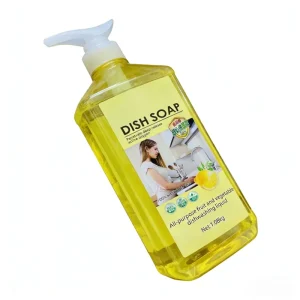 OEM Private Label 1.08L Eco Friendly Green Tea and Mint Scent Fruit and Vegetable Dishwashing Detergent Food Grade
