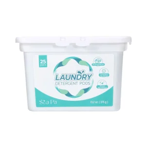 OEM Private Label 375g Disposable Single-Chamber Laundry Detergent Pods