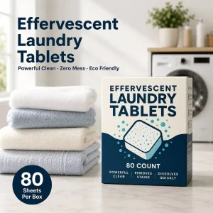 OEM Private Label Compressed Natural Fragrance Laundry Wash Tablets Eco friendly Biodegradable Solid Laundry Detergent Tablets