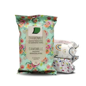 OEM Private Label Disposable Facial Makeup Remover Wipes Biodegradable Plant Based Female Daily Face Cleansing Wipes