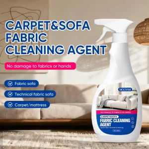 OEM Private Label Fabric Cleaner Sofa Carpet Cleaner Spray Dry Cleaning Agent Neutral pH Water Free Stain Odor Remover