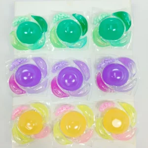 OEM Private Label Skin Friendly Liquid Soap Laundry Pods Disposable Smell Gel Beads for Washing Machine Bulk Packs Capsules for