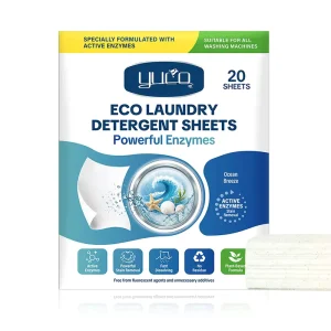 OEM Private Label Solid Laundry Detergent Paper Sheets Hypoallergenic Baby Clothes