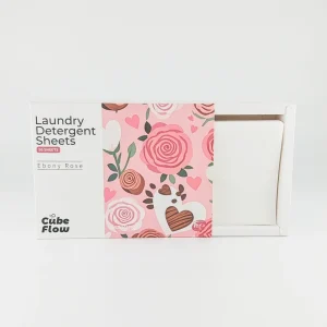 OEM ROSE Laundry Detergent Sheets 50sheet Deep Cleaning and Odor Remover REACH Eco Friendly Laundry Sheets