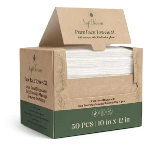 OEM Soft Disposable Hypoallergenic Eco Friendly Viscose Tissue Comfortable Skin Towel Makeup Remover Home Facial Towel