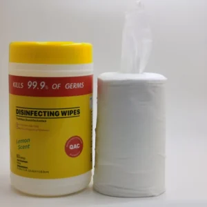OEM Sustainable Barrel-Packed Alcohol-Free Scented Antibacterial Surface-Cleaning Wipes