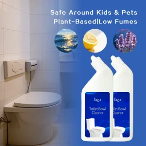 OEM Toilet Bowl Cleaner Plant Based Cleaning Liquid Low Fumes for Bathroom Toilet Removing Hard Water Stains Limescale Germs
