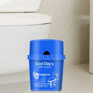 OEM Toilet Cleaner Bottle Eco Friendly Toilet Cleaner WC Yellow Stain Destroyer Deodorant Lemon Scent 100g