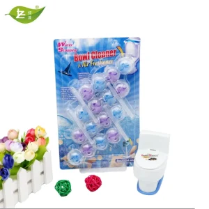 OEM Vendor Flush Toilet Cleaner Bleach Ball Deodorizer Toilet Rim Bowl Hanger Cleaner Eco Friendly 5 in 1 Toilet Rim Block
