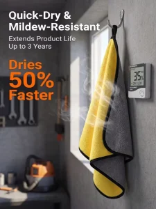 OEM Warp-Knitted Microfiber Towels Custom Logo Printed Cleaning Cloths for Car Home and Office Use