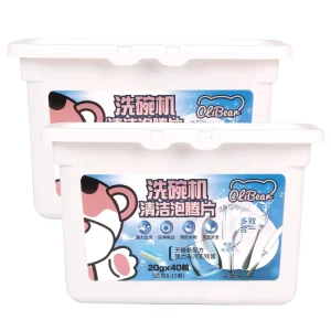 OEM Water Soluble Film Dishwashing Tablets Capsules with 15% 30% Active Ingredients for High Efficiency Dishwasher Cleaning