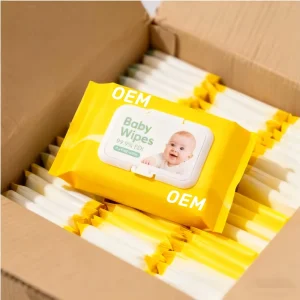 OEM Wet Wipes 100pcs Per Pack Baby Tissue Cleansing Wipes