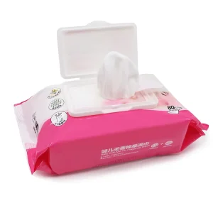 OEM Wet Wipes Factory Materials Whole Sale Baby Tissue Wipe 80pcs Per Pack Cleansing Wipes