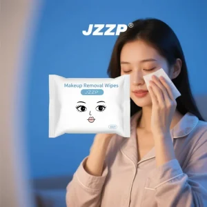 OEM Women Makeup Removal Wipes Feminine Wipes 80pcs Eco Friendly Facial Cotton Tissue Paper