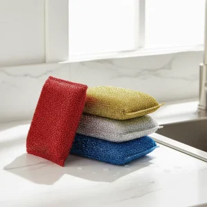 OEM&ODM Eco-Friendly Soft Material Colorful Dishwashing Cleaning Pad