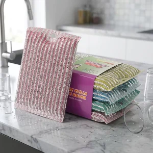 OEM&ODM Multi-Purpose Washable Anti-Odor Non-Scratch Sponges and Scouring Pads