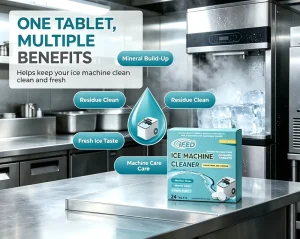 Odor-Neutralizing Limescale Remover Ice Machine Cleaning Tablets
