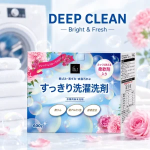 Oem 600g Top Quality Washing Powder Detergent Machine Wash and Hand Wash Laundry Detergent Powder with Long lasting Detergent