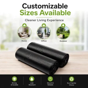 Office & Home Leak Resistant Extra Thick High Tear Resistance Trash Bag for Household Indoor