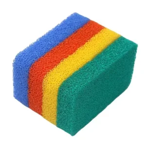 Oil-Absorbing Antibacterial Compressed Kitchen Dishwashing Sponge Wipe Scouring Pads