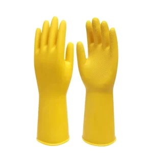 Oil- and Water-Resistant Anti-Slip Latex Gloves for Dishwashing, Cleaning, and Gardening