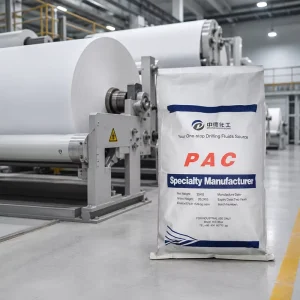 Oilfield Chemical PAC Polyanionic Cellulose High Purity Drilling Mud Thicker and Fluid Loss Reducer
