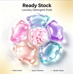 One Pod One Load Laundry Detergent Pods Easy Operate Household Washing Capsule
