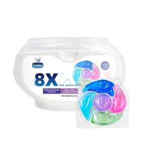Oradess OEM Eco Friendly Multi Scent Gel Laundry Detergent Beads Pods Fabric Softening Gentle Apparel Care Machine Wash Powerful