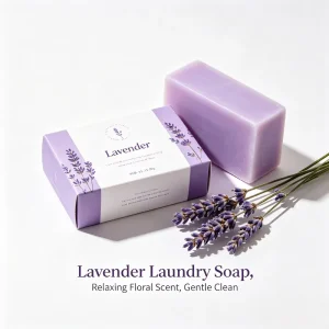 Organic Antibacterial Eco Friendly Laundry Soap Bar with Rich Foam for Apparel Cleaning Natural Scent Options