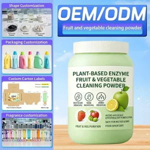 Organic Citrus Fruit Vegetable Eco Friendly Dishwashing Powder Safe Ingredients 15-30% Active Content Kitchen Use Cleaning