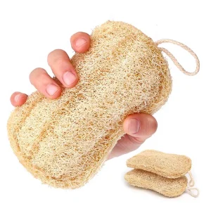 Organic Compostable Fruit and Vegetable Scrubber, Non-Scratch Dishwashing Sponge Pad, 250%-500% Water