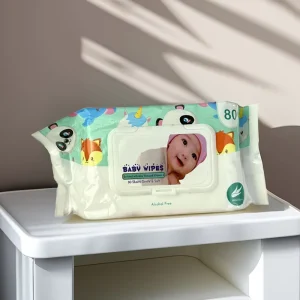 Organic Eco Friendly Disposable Wet Wipes Cleansing Tissues for Baby