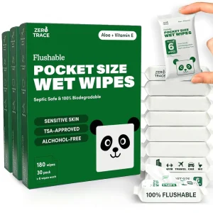 Organic Flushable Wet Tissue Paper Hand and Face Cleaning Baby Water Wet Wipes OEM