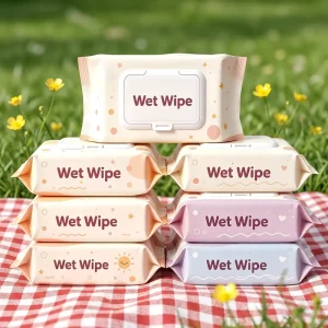 Organic Gentle Cleaning Soft Natural Water Disposable Manufacturer Custom Logo Non Woven Cleansing Baby Wipes
